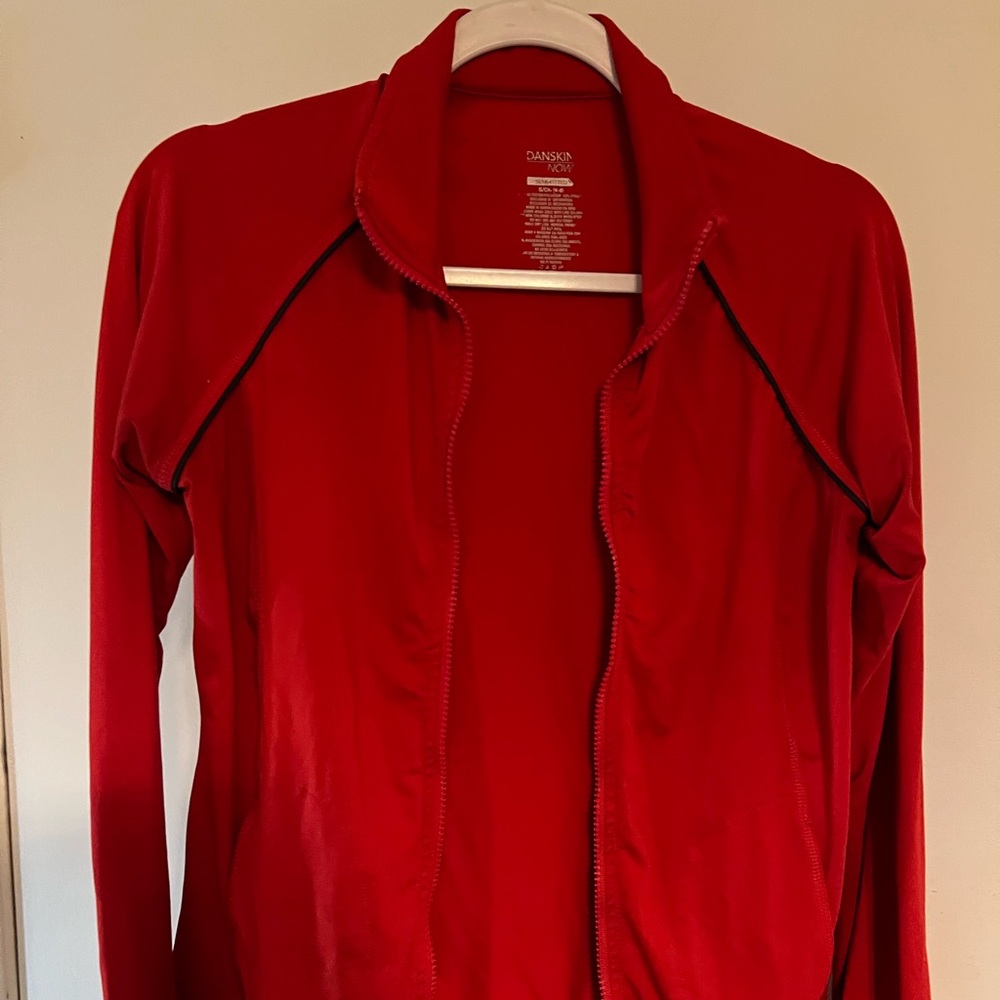 Red athletic jacket size small
